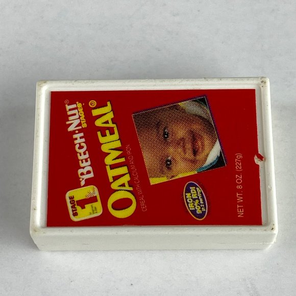 Barbie Beech-Nut Oatmeal Stage 1 Cereal Pretend Play Baby Food For Kids Playset - Picture 4 of 6